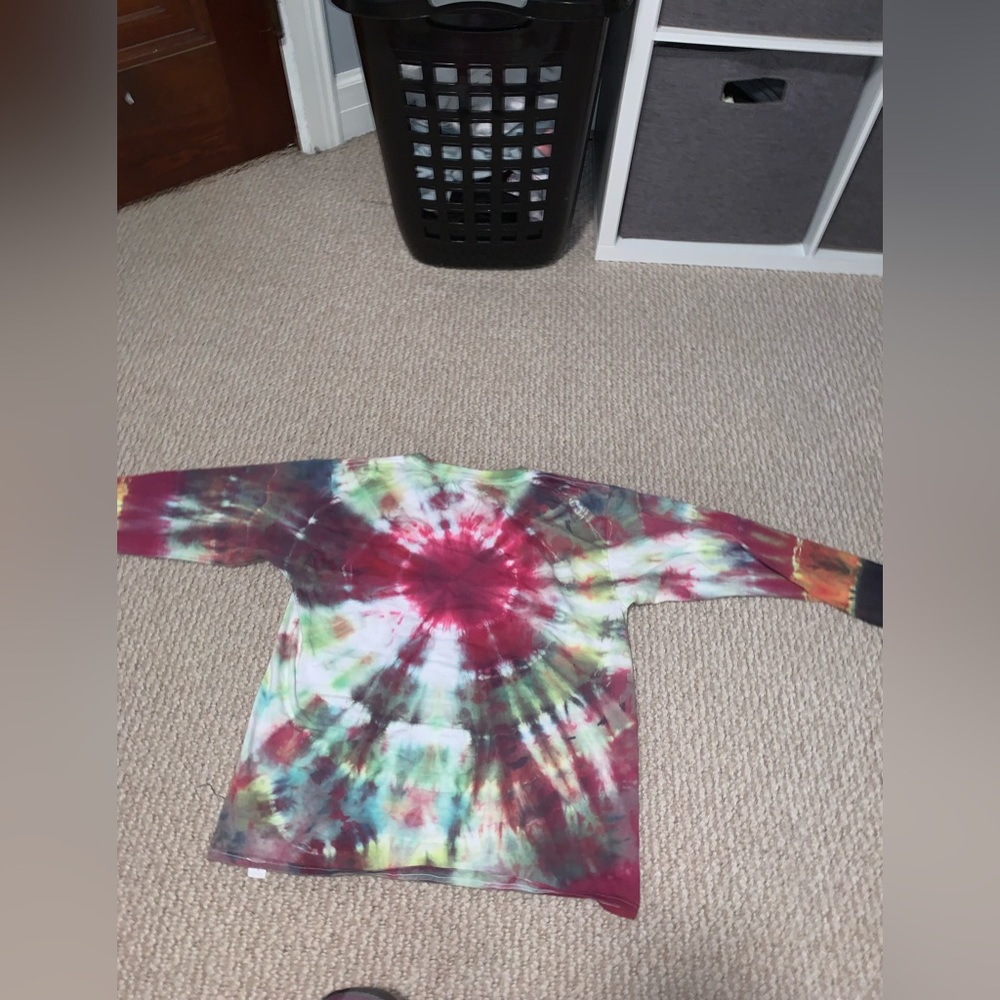 Size kids Michigan large tie dye long sleeve